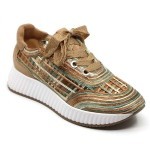 Softwaves sneaker beige raffia 8.95.01